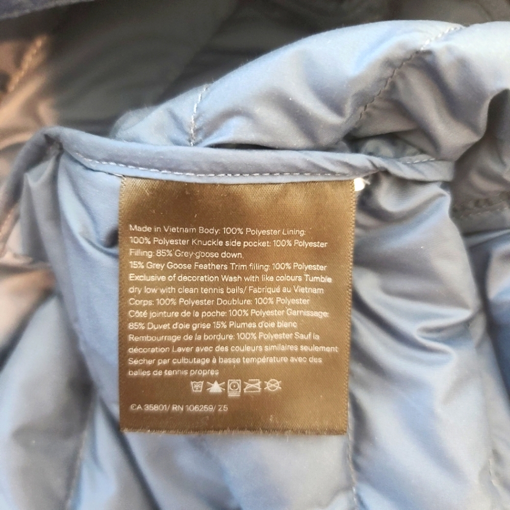 Lululemon Women’s Pack It Down Goose Down Puffer Jacket – Blue – Size 4 - Picture 7 of 12